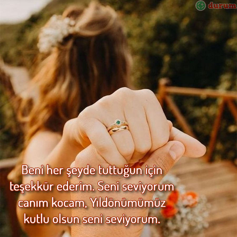 Koca İçin Duygusal Yıldönümü Mesajları