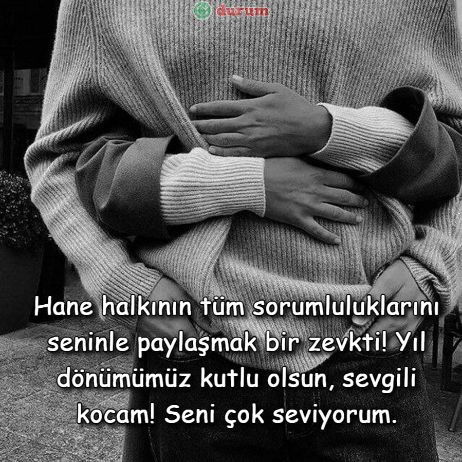 Koca İçin Resimli Yıldönümü Mesajları