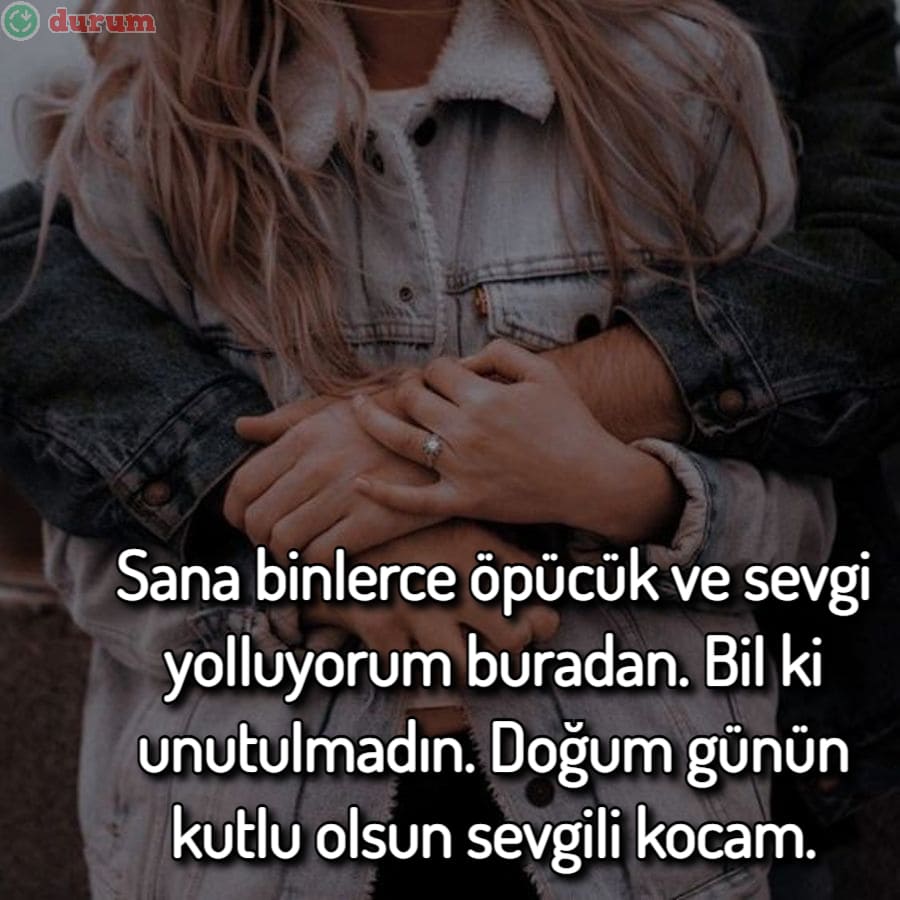 Kocaya Anlamlı Doğum Günü Mesajları