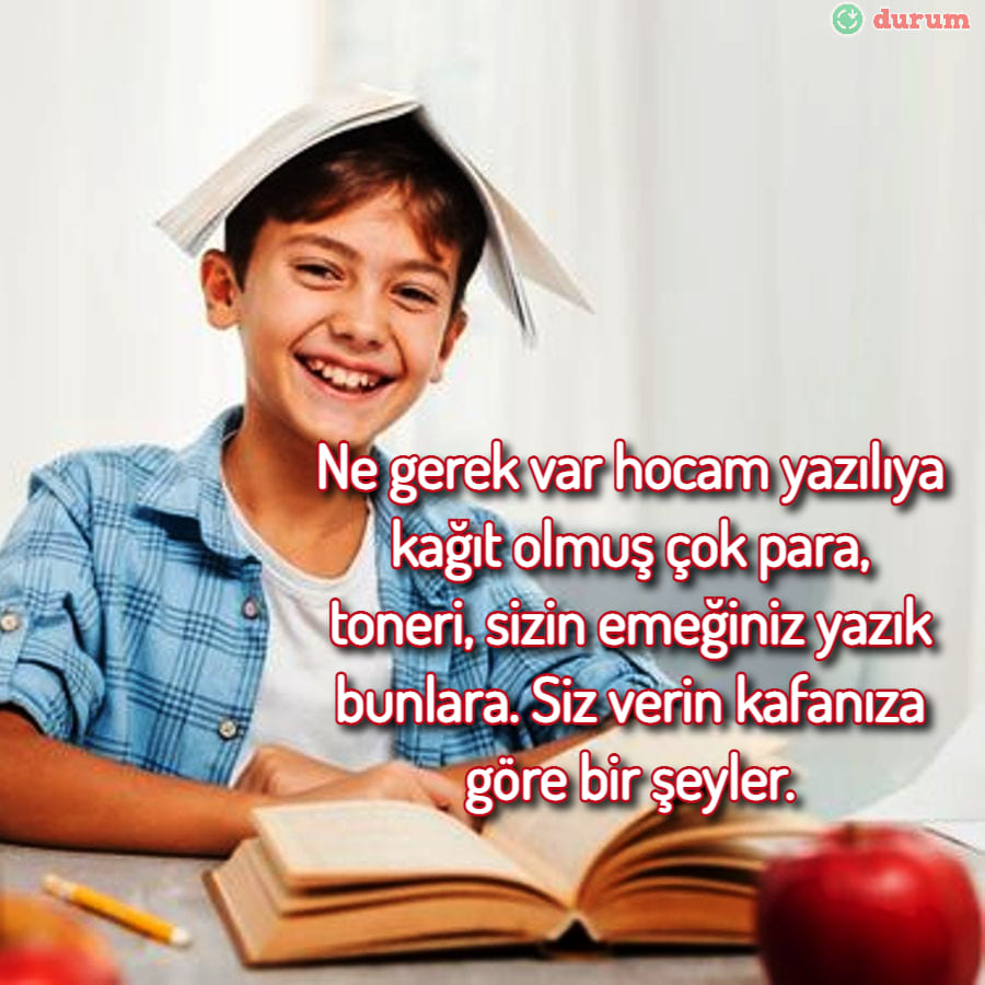 Komik öğrenci sözleri