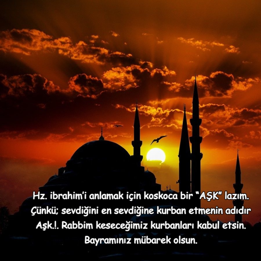 Kurban Bayramın mübarek olsun