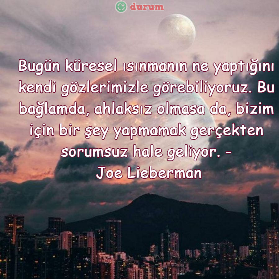 Küresel Isınma Sözleri kisa