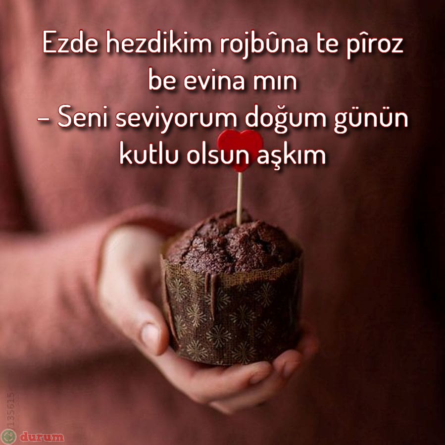 Kürtçe Doğum Günü Mesajları Resimli