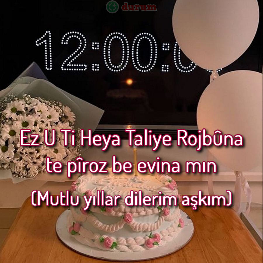 Kürtçe Doğum Günü Tebrikleri