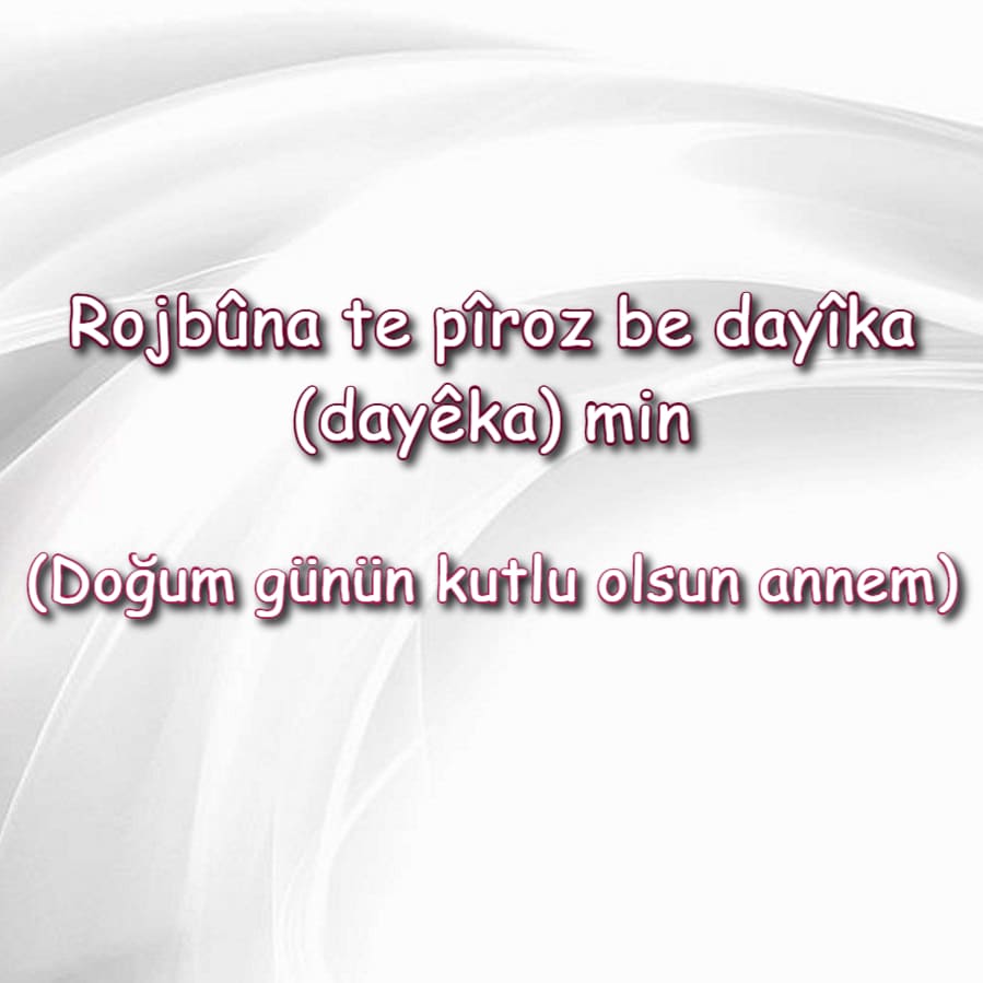 Kürtçe Doğum Günü