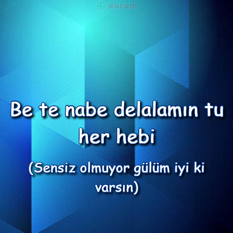 Kürtçe Kisa Doğum Günü Mesajları