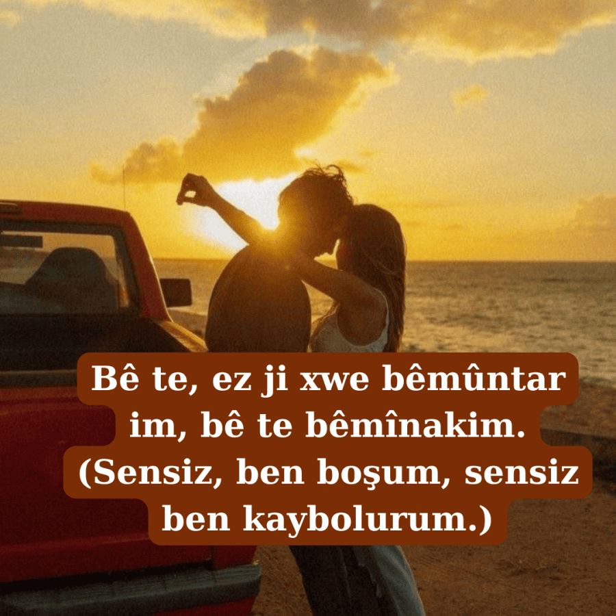 Kürtçe Yeni Aşk Mesajları