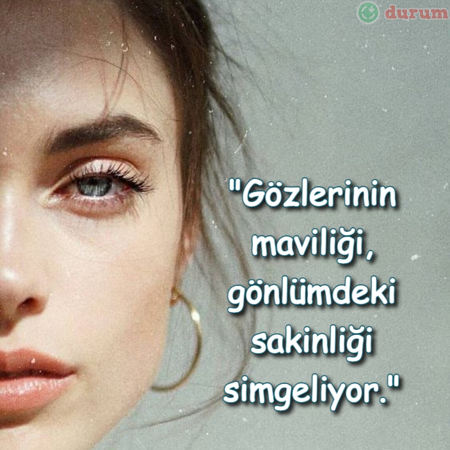 Mavi göz sözleri uzun