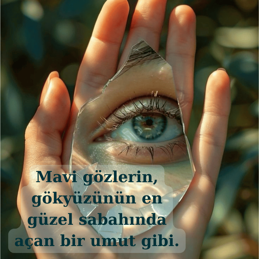 Mavi Gözlere Özel Sözler