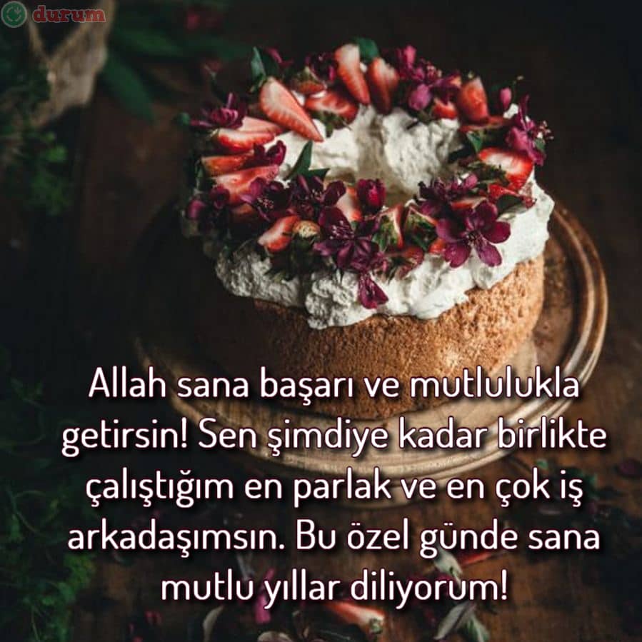 Meslektaşınız için Güzel Doğum Günü