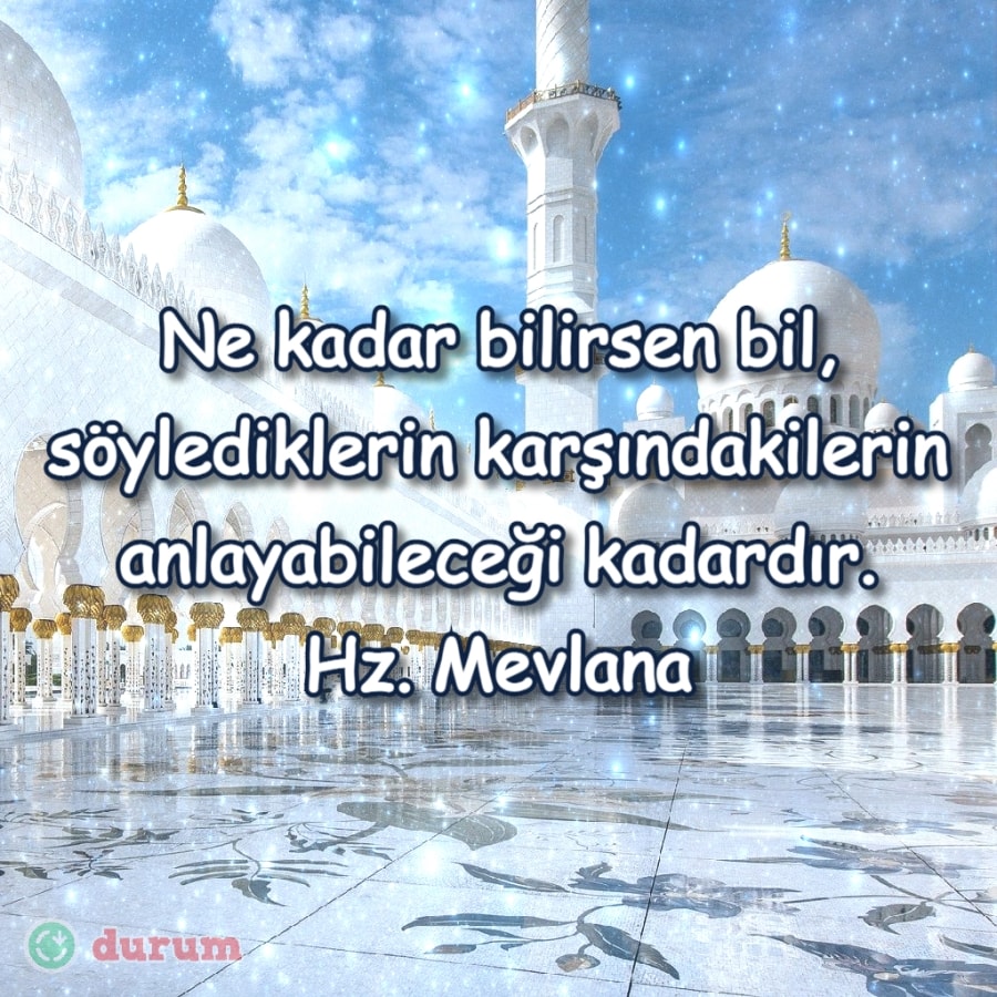 Mevlana Sözleri azerice