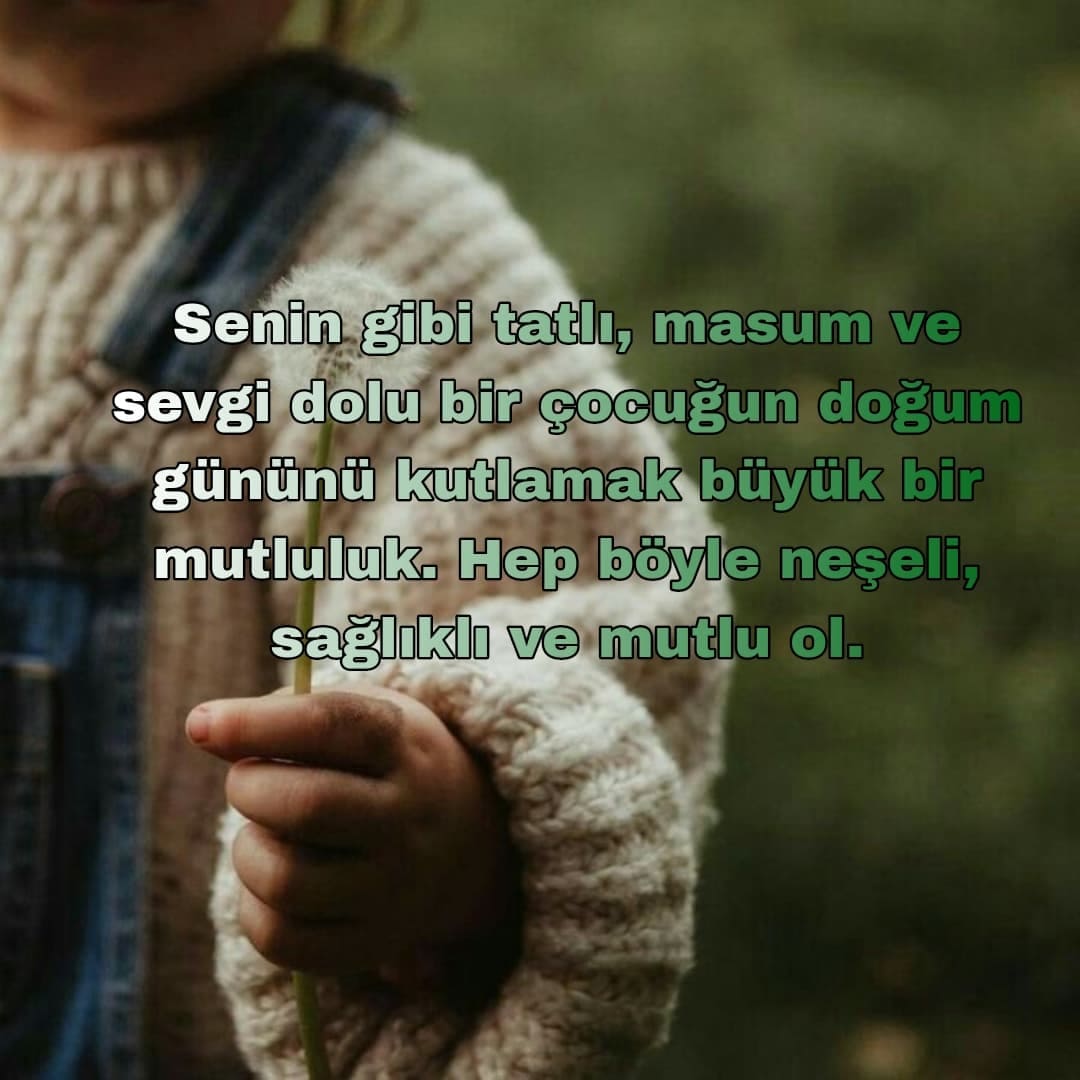 Miniklere Doğum Günü