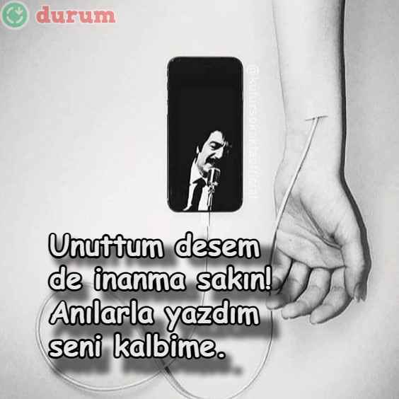 Müslüm Gürses Sözleri anlamli