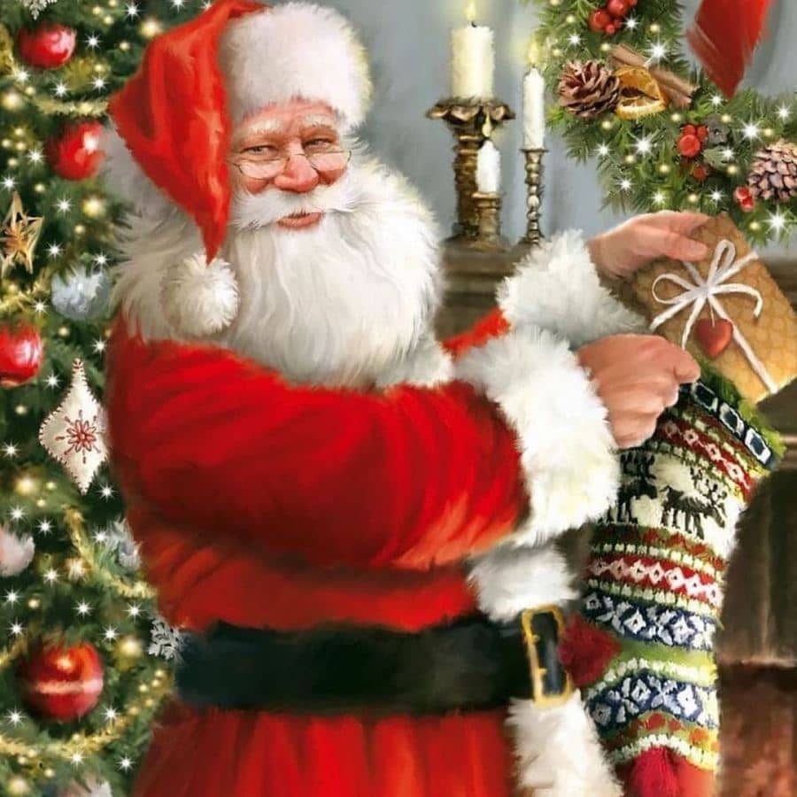 Noel Baba hediye vermek