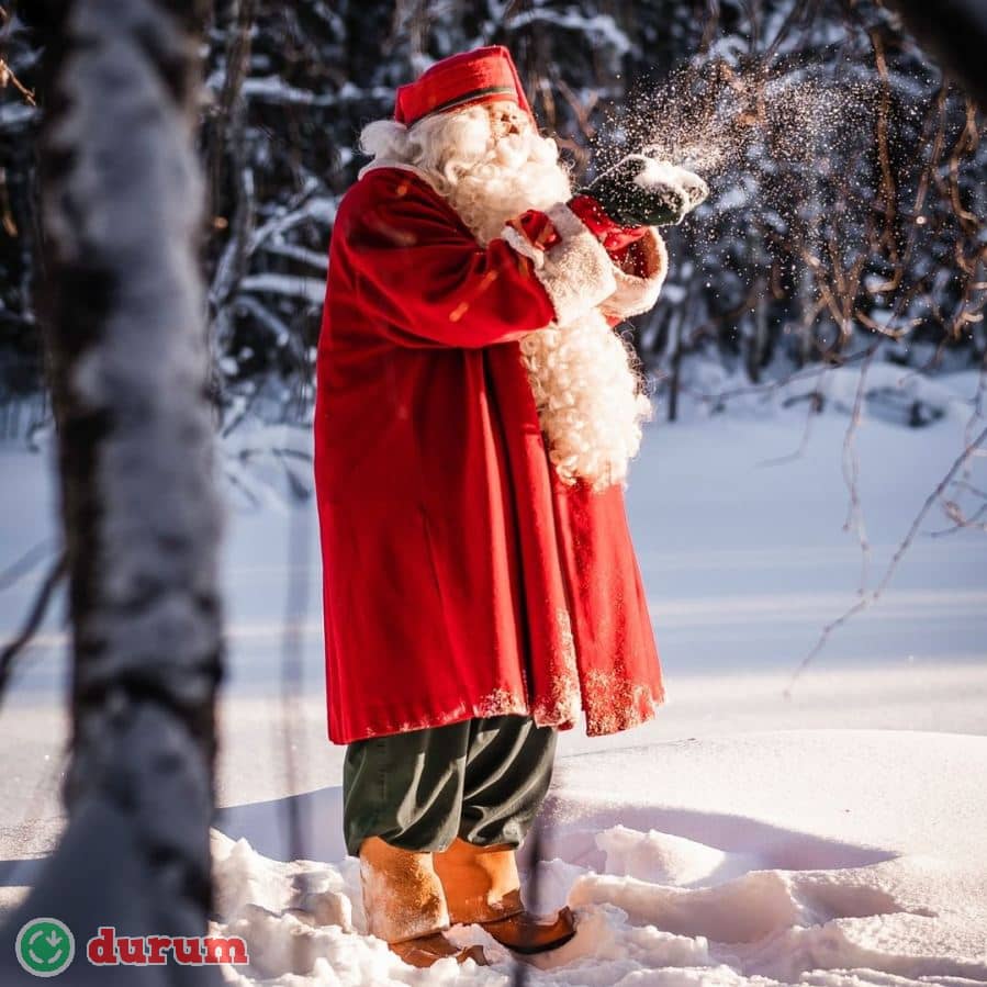 Noel Baba ve kar