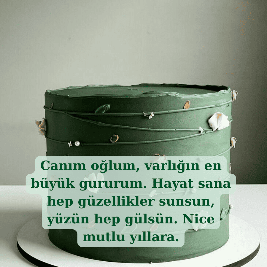 Oğlumun Doğum Günü Kutlaması