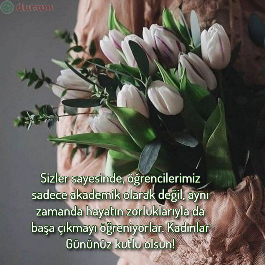 Öğretmene 8 mart tebrikleri resimli