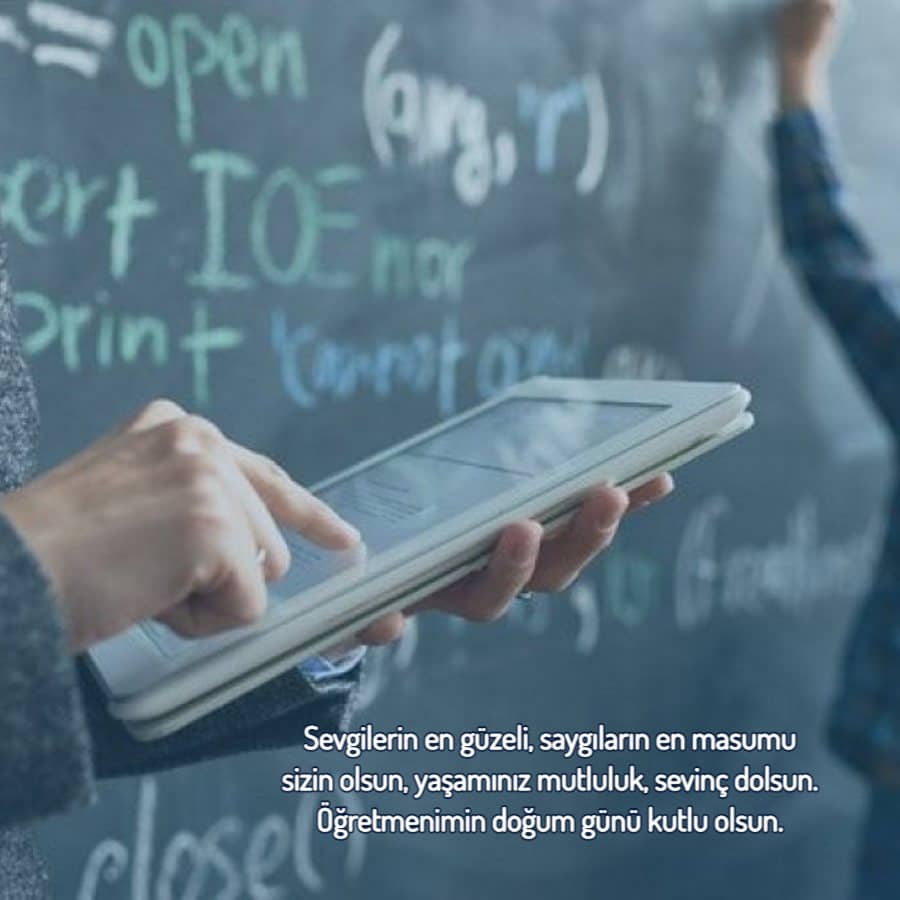Öğretmene söylenecek doğum günü sözleri