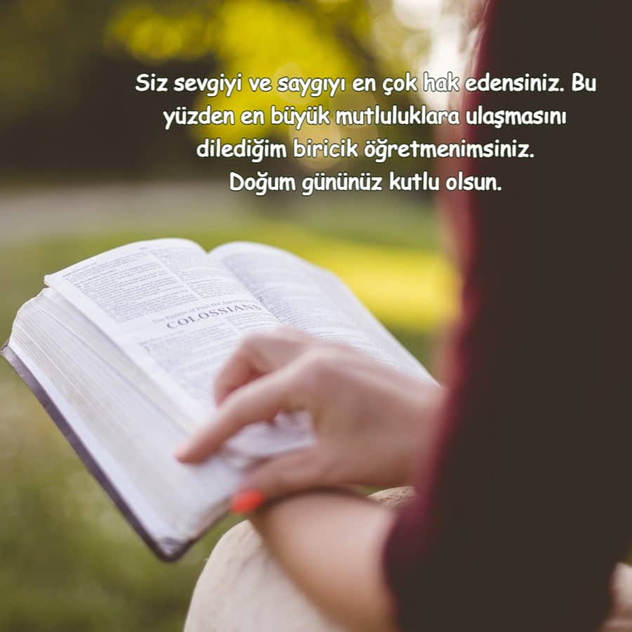 Öğretmenim Doğum Gününüz Kutlu Olsun