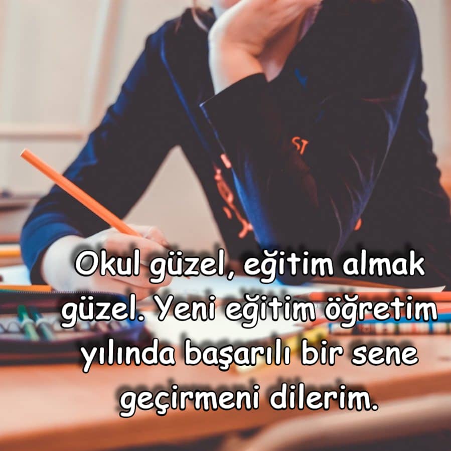 Okul güzel mesajlar