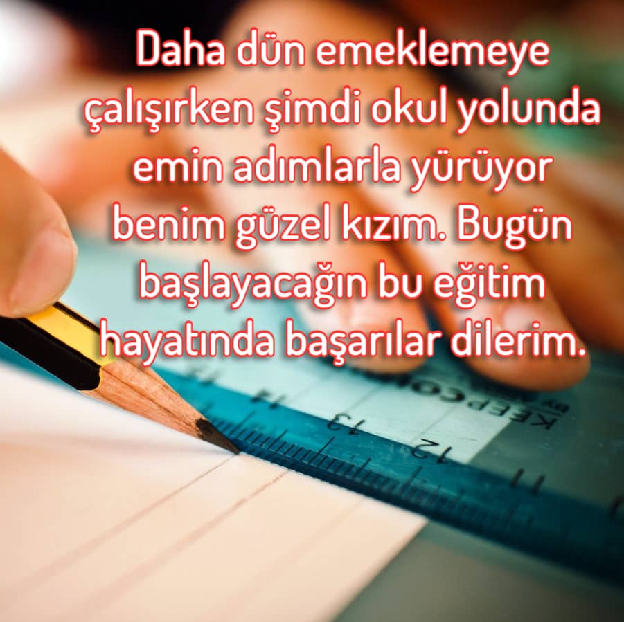 Okula Başlama Durum yazıları