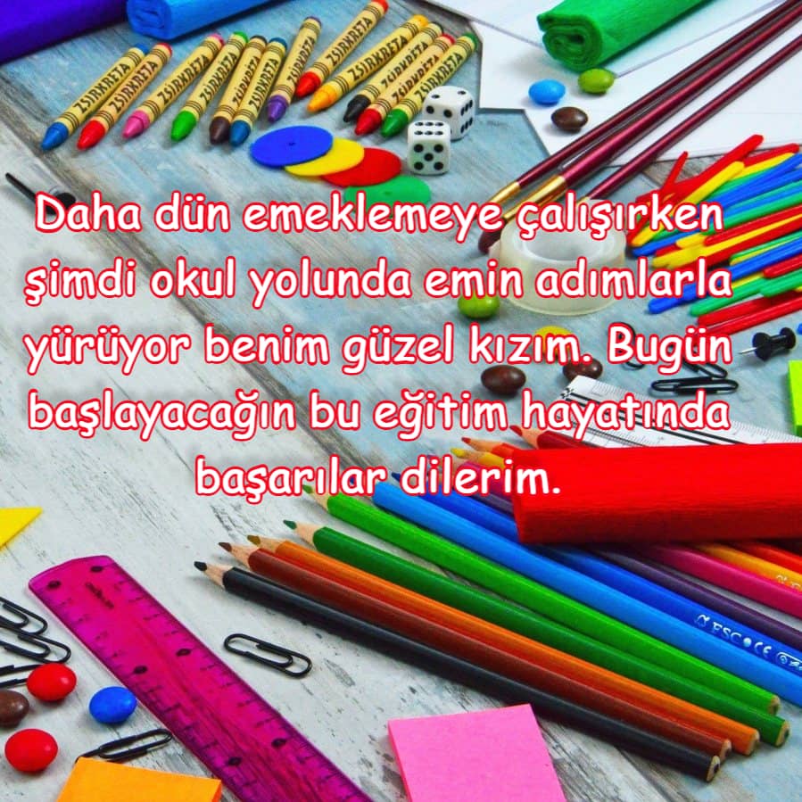 Okula Başlama Tebrik Mesajları