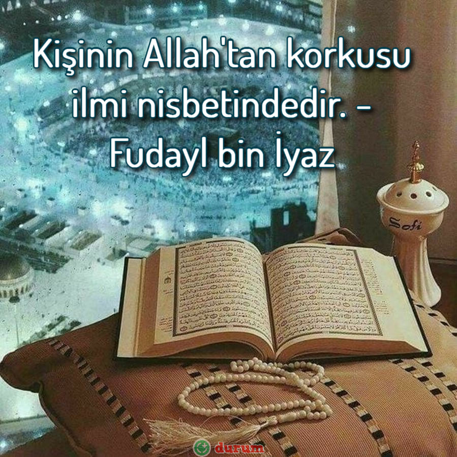Resimli Allah Korkusu ile ilgili sözler