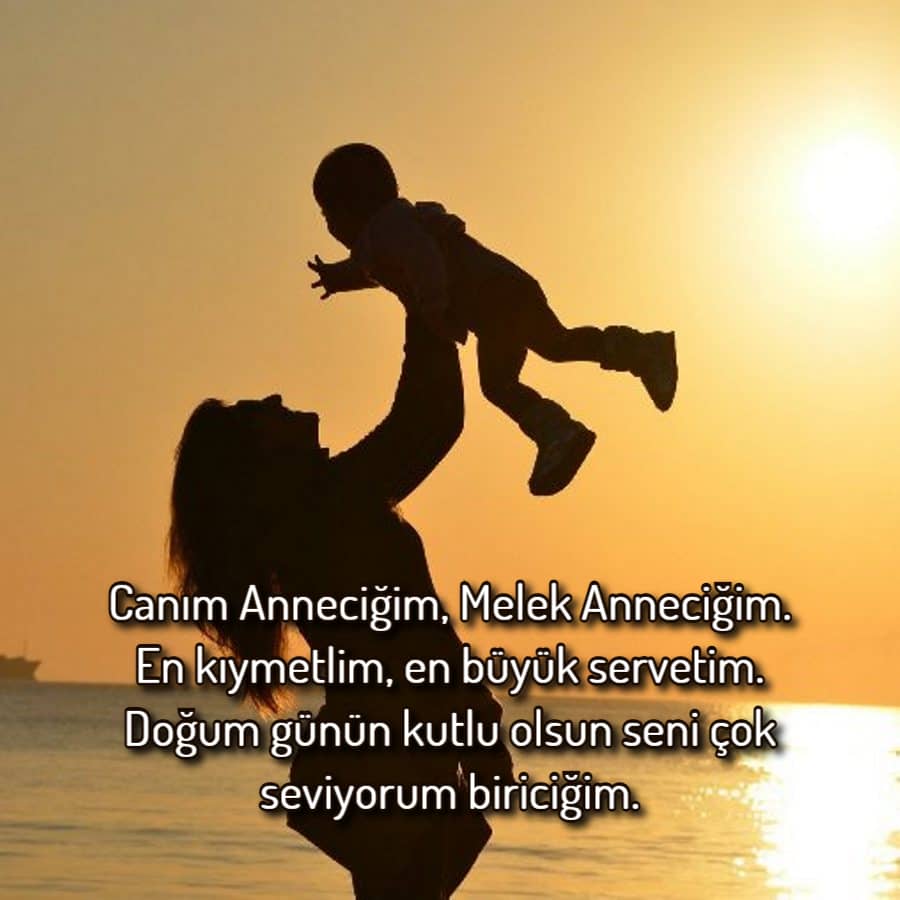 Resimli Anneye Doğum Günü Mesajları