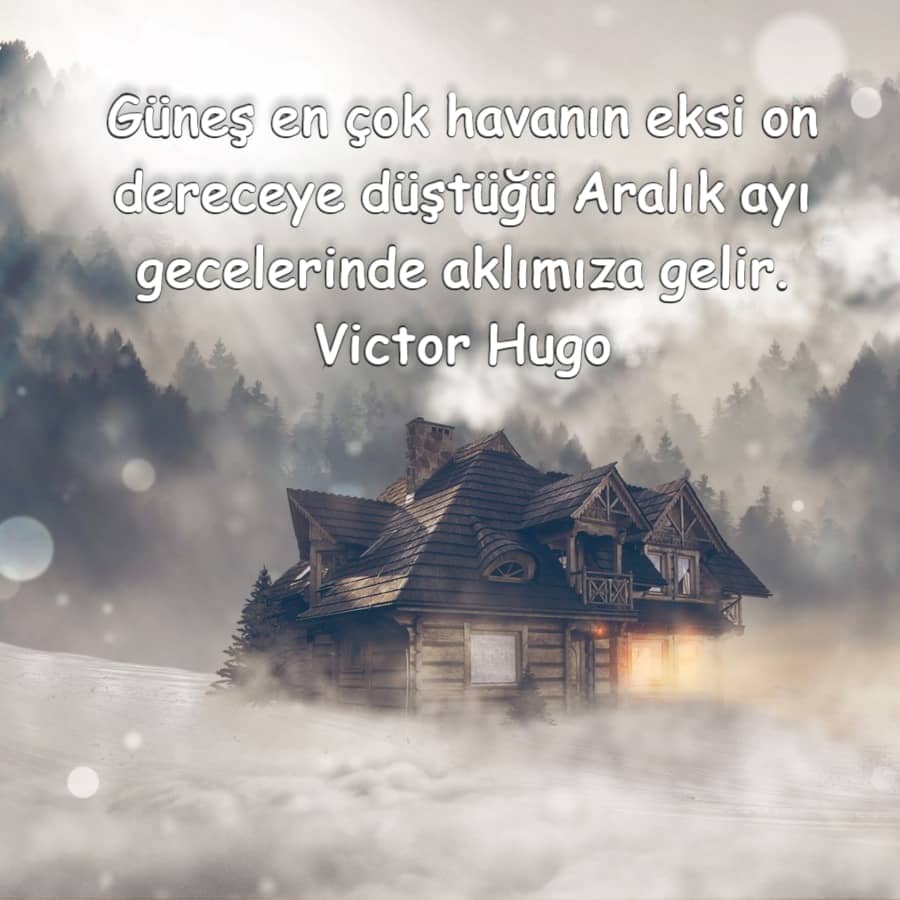 Resimli Aralik ayi sözleri