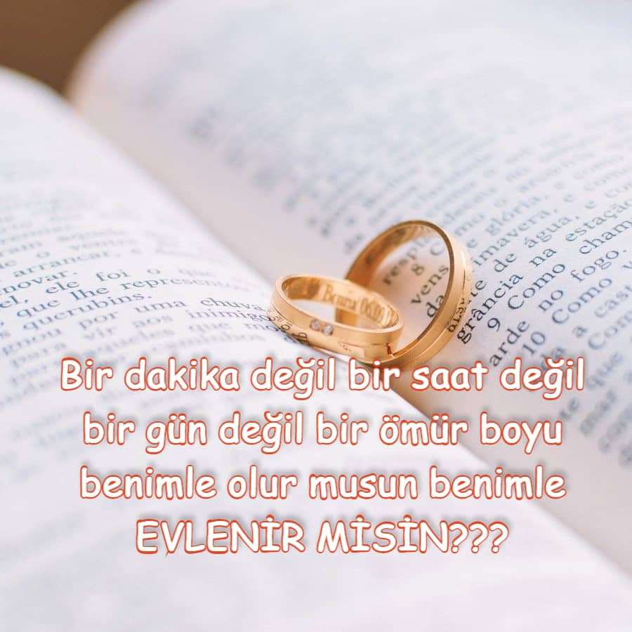 Resimli Evlilik Teklifi Sözleri