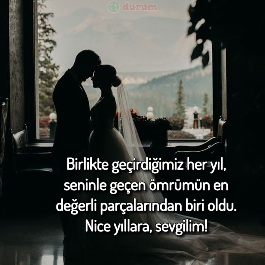 Resimli Evlilik Yıldönümü Mesajları