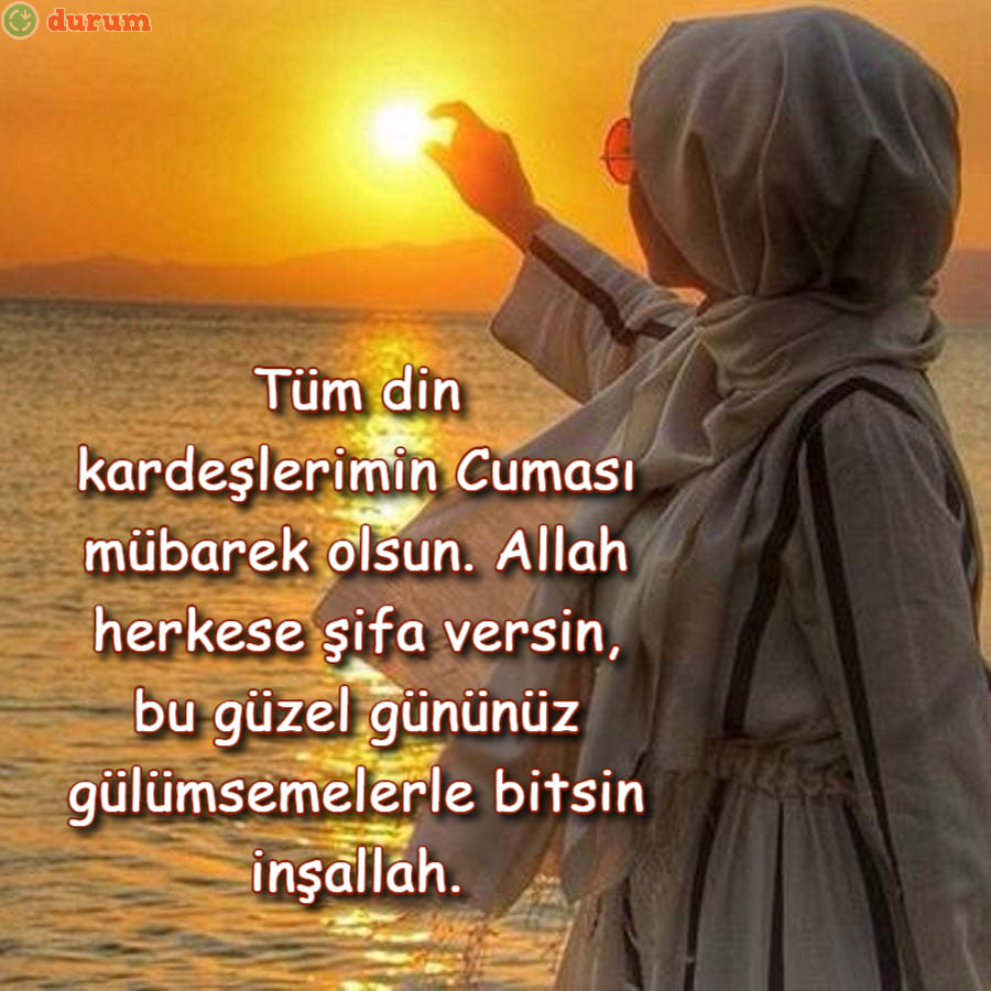 Resimli hayırlı cumalar sözleri