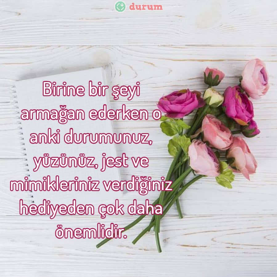Resimli hediye notlari