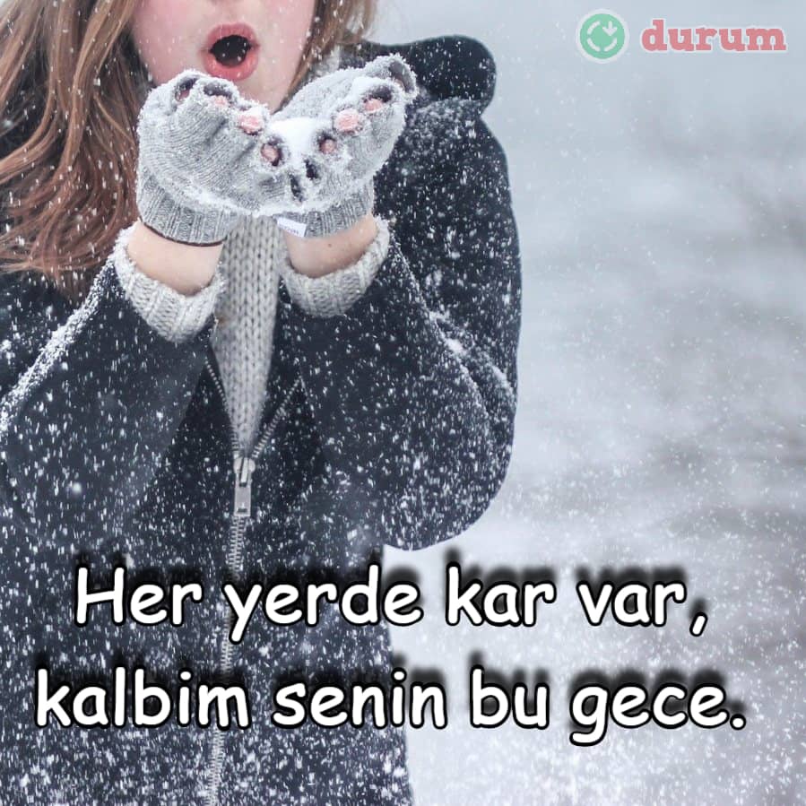 Resimli kar sözleri