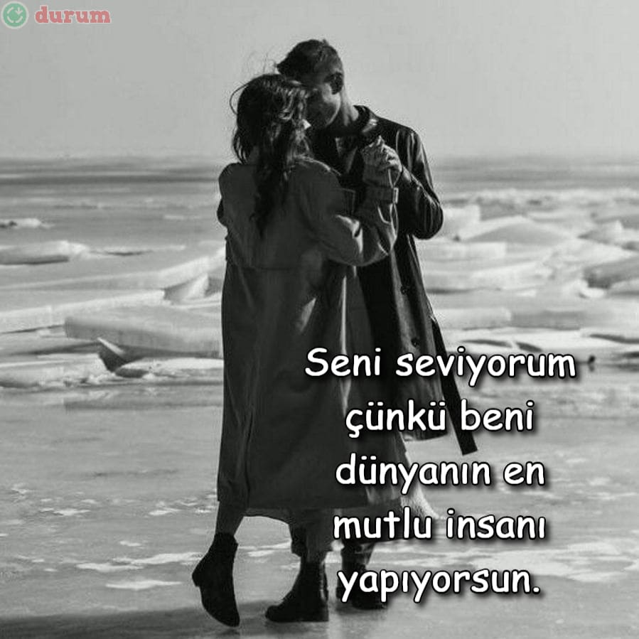 Resimli Seni Seviyorum Çünkü Mesajları