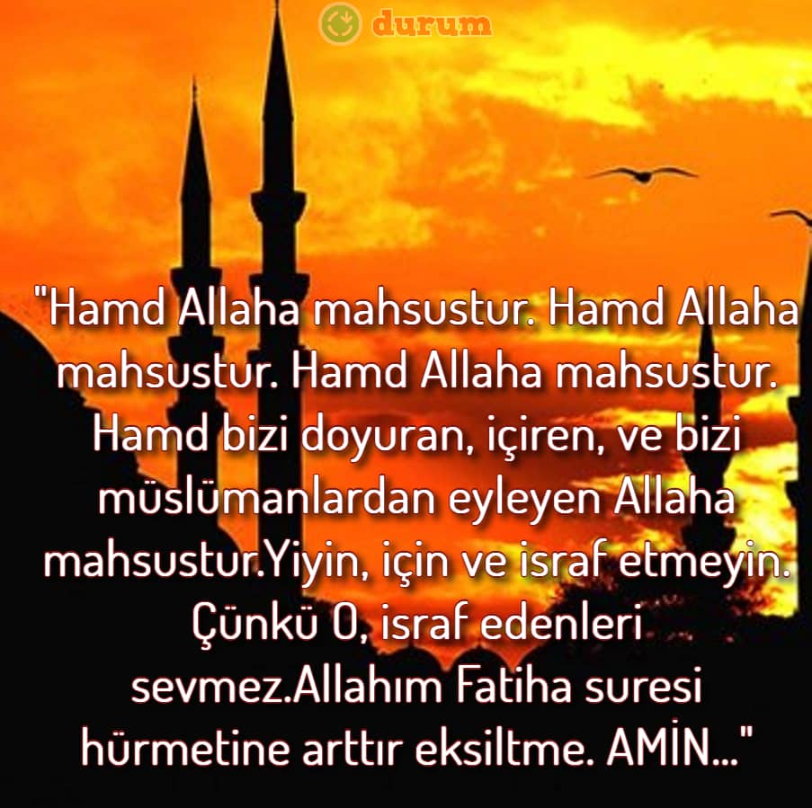 Sahur'da yapılacak dualar Türkçe