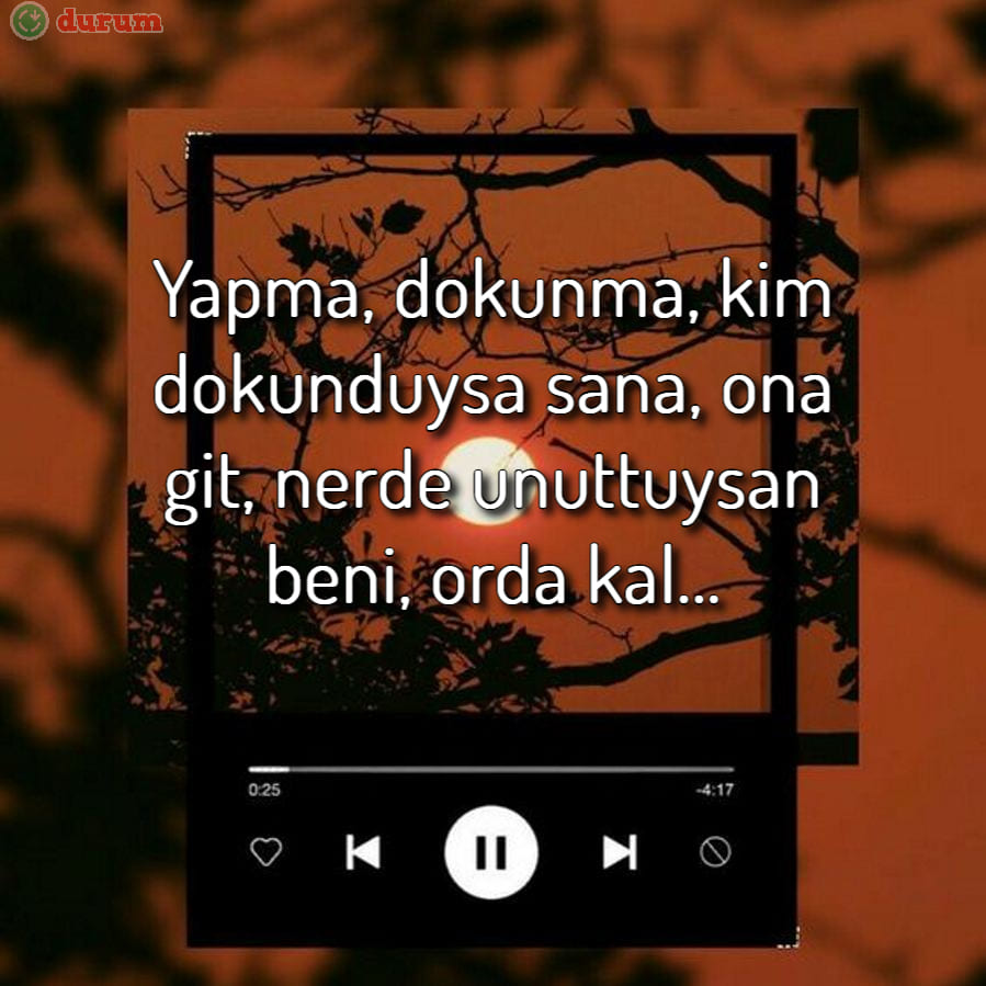 Şarkılardan Kısa Sözler