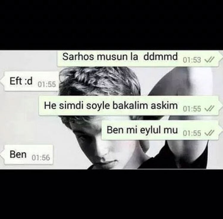Serhoş musun la