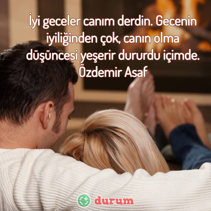 Sevdiyine iyi geceler mesajı