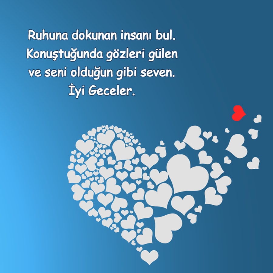 Sevgiliye İyi Geceler Mesajı