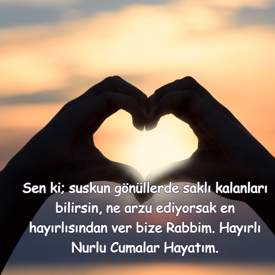 Sevgiliye Resimli Cuma Mesajları