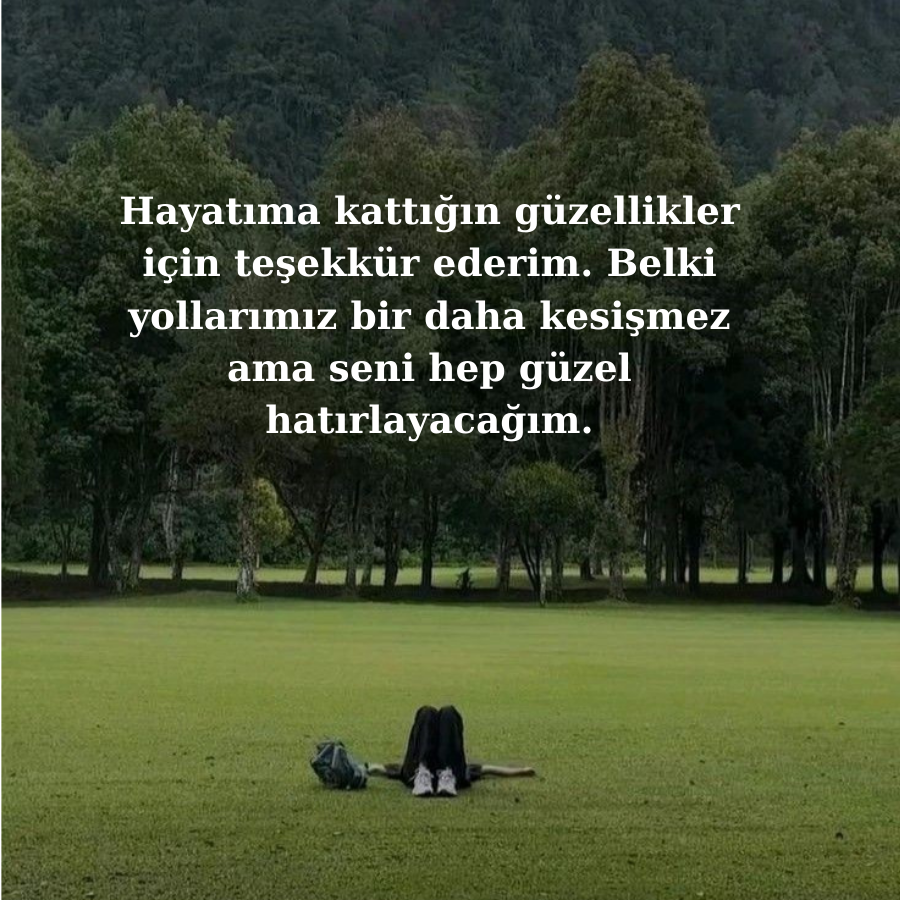 Sevgiliye Son Sözcükler