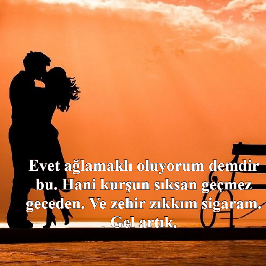 Sevgiliye WhatsApp Aşk Durumu Sözleri