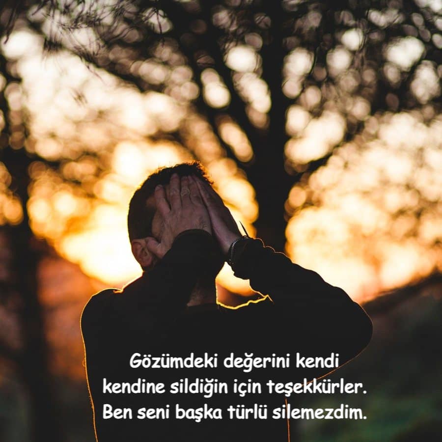 Sildim seni aşkım