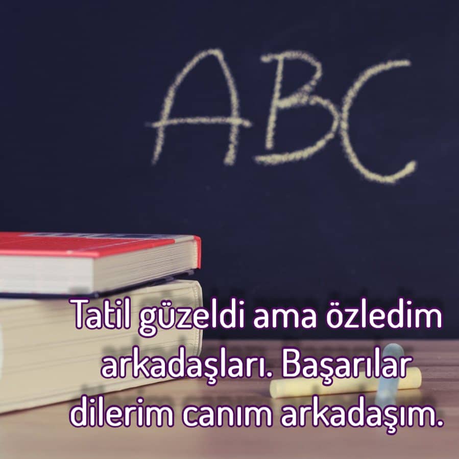 Tatil bitti okul başladı