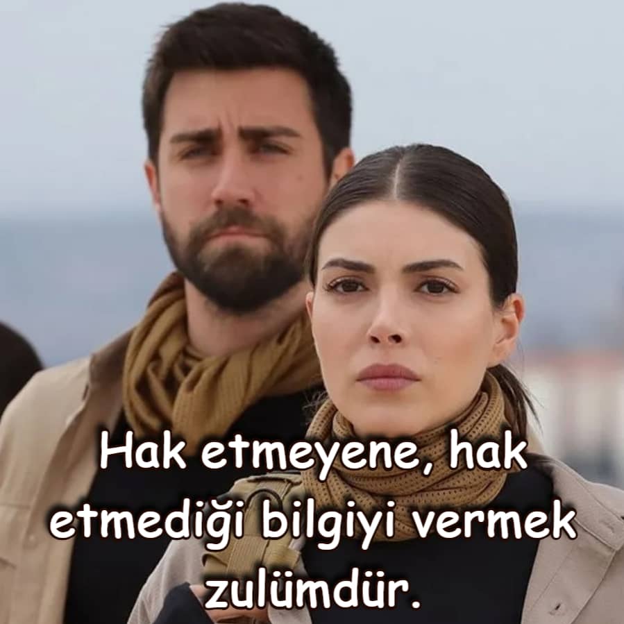 Teşkilat Dizi mesajları