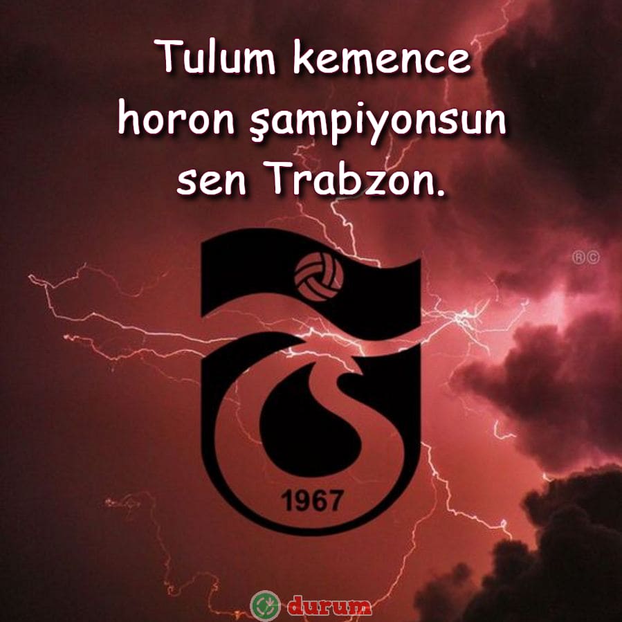 Trabzonspor Sözleri anlamlı