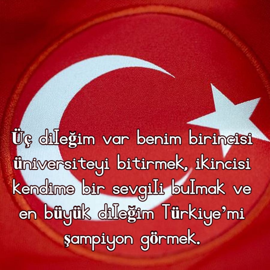Türkiye sevgisi hiç bir zaman bitmeyecek