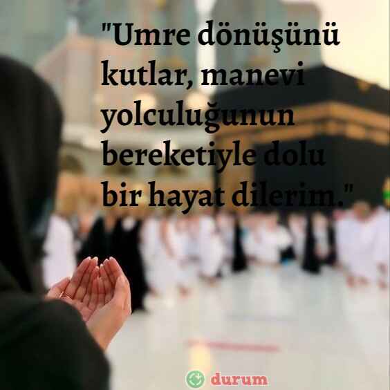 Umre Dönüşü Kutlama Mesajları indir