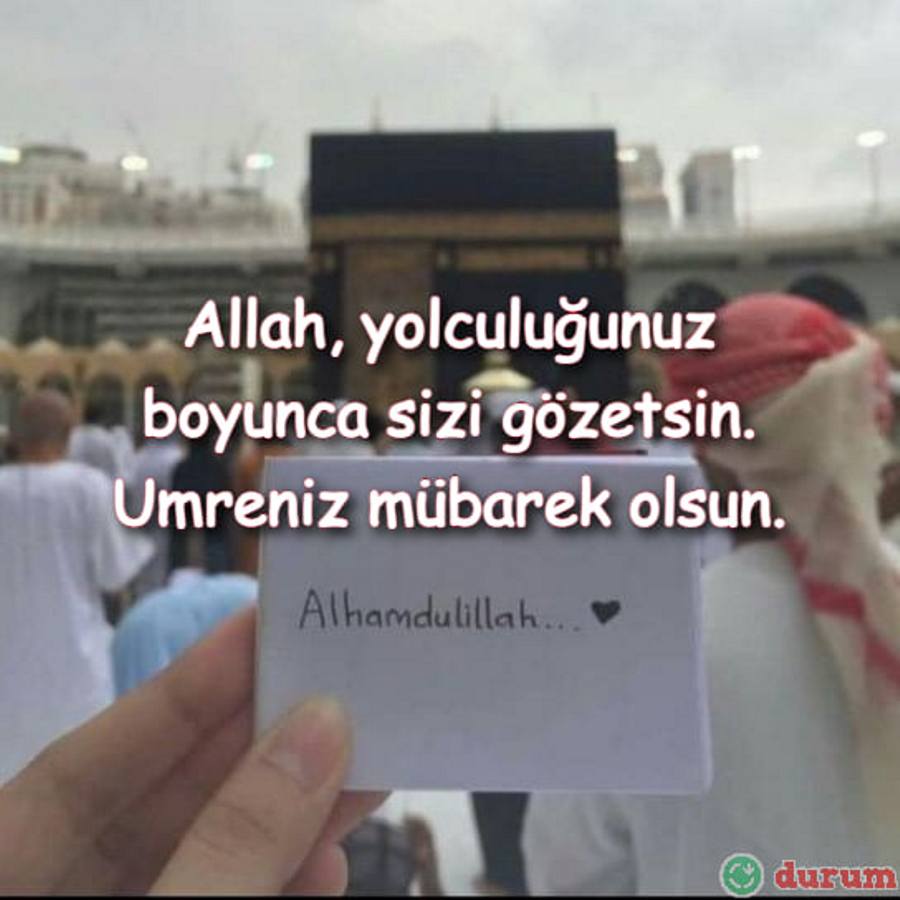 Umreye Yolculuk Sözleri kisa